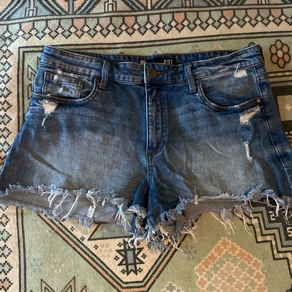 Kut from the Kloth Pants - Kut from the Kloth Jane high rise cut off distressed jean shorts